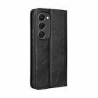 For Tecno Spark 40 Pro+ 4G Magnetic Buckle Retro Texture Leather Phone Case(Black) - 3