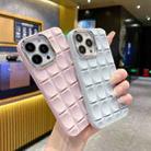 For iPhone 11 Pro Max Groove Pattern Electroplating TPU Phone Case(Light Grey) - 4