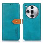 For OPPO Find X7 KHAZNEH Dual-color Cowhide Texture Flip Leather Phone Case(Blue) - 3