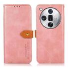 For OPPO Find X7 KHAZNEH Dual-color Cowhide Texture Flip Leather Phone Case(Rose Gold) - 3