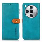 For OPPO Find X7 Pro / Find X7 Ultra KHAZNEH Dual-color Cowhide Texture Flip Leather Phone Case(Blue) - 3