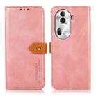 For OPPO Reno11 Pro 5G Global KHAZNEH Dual-color Cowhide Texture Flip Leather Phone Case(Rose Gold) - 3