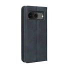 For Google Pixel 8 Magnetic Buckle Retro Texture Leather Phone Case(Blue) - 3