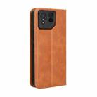 For ASUS ROG Phone 8 Pro Magnetic Buckle Retro Texture Leather Phone Case(Brown) - 3