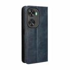 For Huawei nova 11 SE Magnetic Buckle Retro Texture Leather Phone Case(Blue) - 3