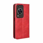 For Huawei Enjoy 70 4G Magnetic Buckle Retro Texture Leather Phone Case(Red) - 3