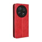 For Huawei nova 12i 4G / Enjoy 70 Pro 4G Magnetic Buckle Retro Texture Leather Phone Case(Red) - 3