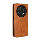 For Huawei nova 12i 4G / Enjoy 70 Pro 4G Magnetic Buckle Retro Texture Leather Phone Case(Brown) - 3