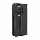 For Huawei nova 14 Pro 5G Magnetic Buckle Retro Texture Leather Phone Case(Black) - 3