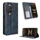 For Huawei nova 14 Pro 5G Magnetic Buckle Retro Texture Leather Phone Case(Blue) - 1