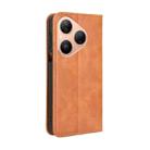 For Huawei Pura 80 5G Magnetic Buckle Retro Texture Leather Phone Case(Brown) - 3