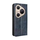 For Huawei Pura 80 Pro 5G / 80 Pro+ 5G Magnetic Buckle Retro Texture Leather Phone Case(Blue) - 3