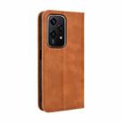 For Honor 200 Lite Global Magnetic Buckle Retro Texture Leather Phone Case(Brown) - 3