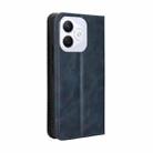 For Honor X60i 5G Magnetic Buckle Retro Texture Leather Phone Case(Blue) - 3