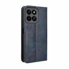 For Honor Play 60 Plus Magnetic Buckle Retro Texture Leather Phone Case(Blue) - 3