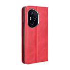 For Honor 300 Pro 5G / 300 Ultra 5G Magnetic Buckle Retro Texture Leather Phone Case(Red) - 3