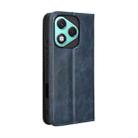 For Honor 400 Lite Magnetic Buckle Retro Texture Leather Phone Case(Blue) - 3