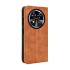 For Oukitel C37 Magnetic Buckle Retro Texture Leather Phone Case(Brown) - 3