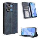 For Oukitel C57S Magnetic Buckle Retro Texture Leather Phone Case(Blue) - 1