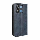 For Oukitel C57S Magnetic Buckle Retro Texture Leather Phone Case(Blue) - 3