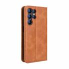 For Oukitel C1 / C1 Pro Magnetic Buckle Retro Texture Leather Phone Case(Brown) - 3