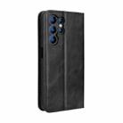 For Oukitel C61 / C61 Pro Magnetic Buckle Retro Texture Leather Phone Case(Black) - 3