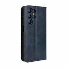 For Oukitel C61 / C61 Pro Magnetic Buckle Retro Texture Leather Phone Case(Blue) - 3