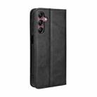 For Samsung Galaxy A15 Magnetic Buckle Retro Texture Leather Phone Case(Black) - 3