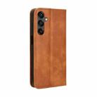 For Samsung Galaxy A25 5G Magnetic Buckle Retro Texture Leather Phone Case(Brown) - 3
