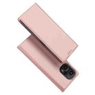 For Xiaomi Poco F5 / Redmi Note 12 Turbo DUX DUCIS Skin Pro Series Flip Leather Phone Case(Rose Gold) - 1