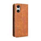 For Sony Xperia 10 VI 2024 Magnetic Buckle Retro Texture Leather Phone Case(Brown) - 3