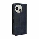 For Sharp Aquos R9 Magnetic Buckle Retro Texture Leather Phone Case(Blue) - 3