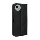 For Sharp Aquos wish4 Magnetic Buckle Retro Texture Leather Phone Case(Black) - 3