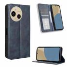 For Sharp Aquos Sense9 Magnetic Buckle Retro Texture Leather Phone Case(Blue) - 1