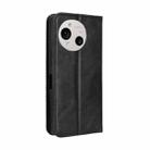 For Sharp Aquos R10 Magnetic Buckle Retro Texture Leather Phone Case(Black) - 3