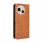 For Sharp Aquos R10 Magnetic Buckle Retro Texture Leather Phone Case(Brown) - 3