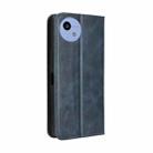 For Sharp Aquos wish5 Magnetic Buckle Retro Texture Leather Phone Case(Blue) - 3