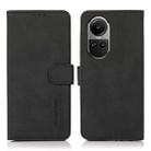 For OPPO Reno10 / Reno10 Pro Global KHAZNEH Matte Texture Leather Phone Case(Black) - 1