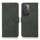 For OPPO Reno12 Pro 5G Global KHAZNEH Matte Texture Leather Phone Case(Green) - 1