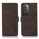 For OPPO Reno12 Pro 5G Global KHAZNEH Matte Texture Leather Phone Case(Brown) - 1