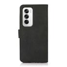 For OPPO Reno12 5G Global KHAZNEH Matte Texture Leather Phone Case(Black) - 3