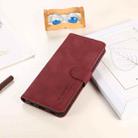 For OPPO Reno12 5G Global KHAZNEH Matte Texture Leather Phone Case(Red) - 2