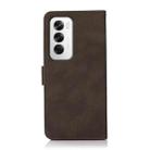 For OPPO Reno12 5G Global KHAZNEH Matte Texture Leather Phone Case(Brown) - 3