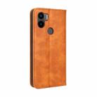 For Xiaomi Redmi A2+ / A1+ Magnetic Buckle Retro Texture Leather Phone Case(Brown) - 3