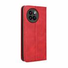 For Xiaomi Civi 4 Pro 5G Magnetic Buckle Retro Texture Leather Phone Case(Red) - 3