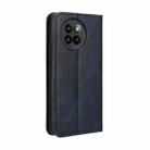 For Xiaomi Civi 4 Pro 5G Magnetic Buckle Retro Texture Leather Phone Case(Blue) - 3