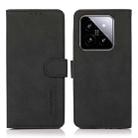 For Xiaomi 14 KHAZNEH Matte Texture Leather Phone Case(Black) - 1
