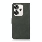 For Xiaomi Poco F6 / Redmi Turbo 3 KHAZNEH Matte Texture Leather Phone Case(Green) - 3