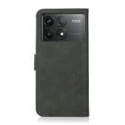 For Xiaomi Poco F6 Pro KHAZNEH Matte Texture Leather Phone Case(Green) - 3