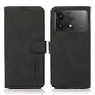 For Xiaomi Redmi K70 5G / K70 Pro 5G KHAZNEH Matte Texture Leather Phone Case(Black) - 1